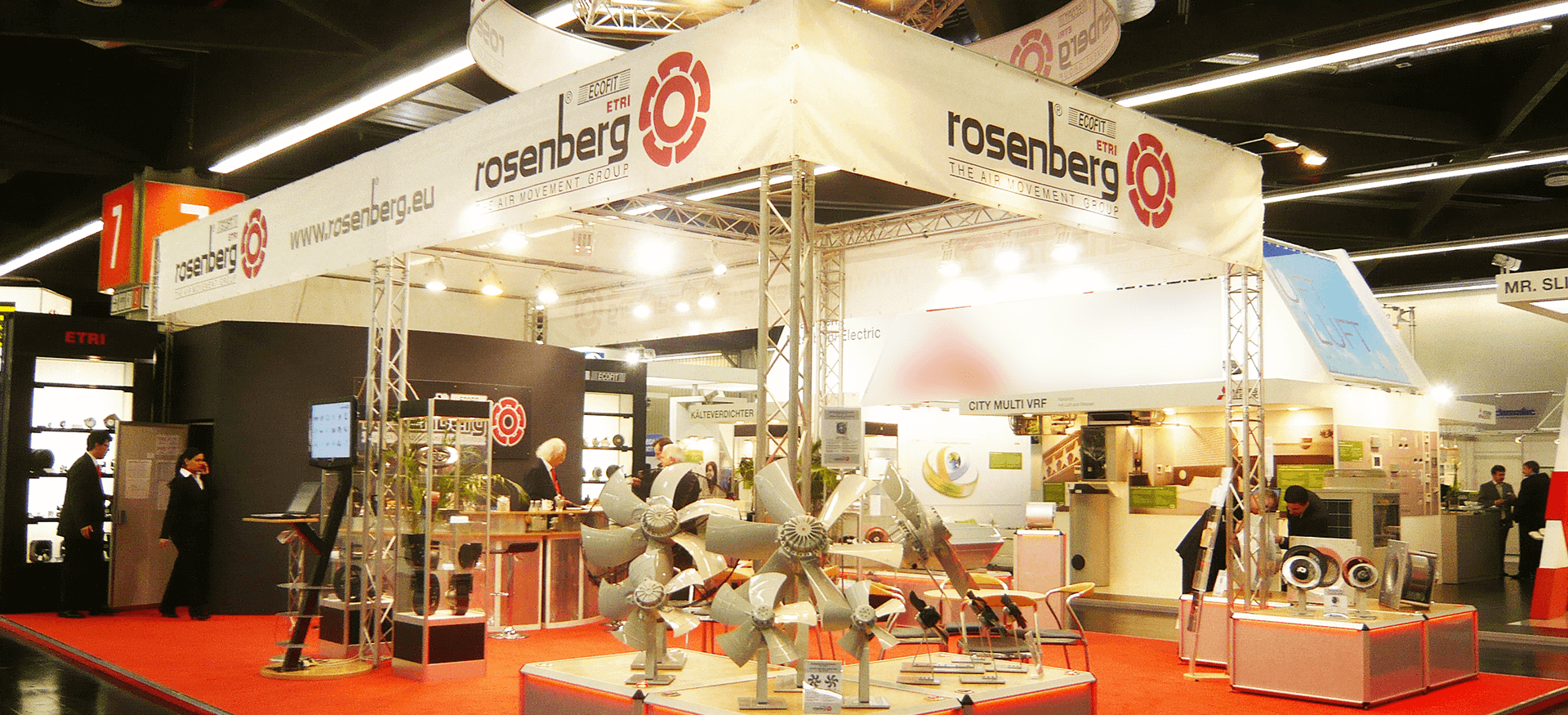 Stand Rosenberg sur le salon Chillventa